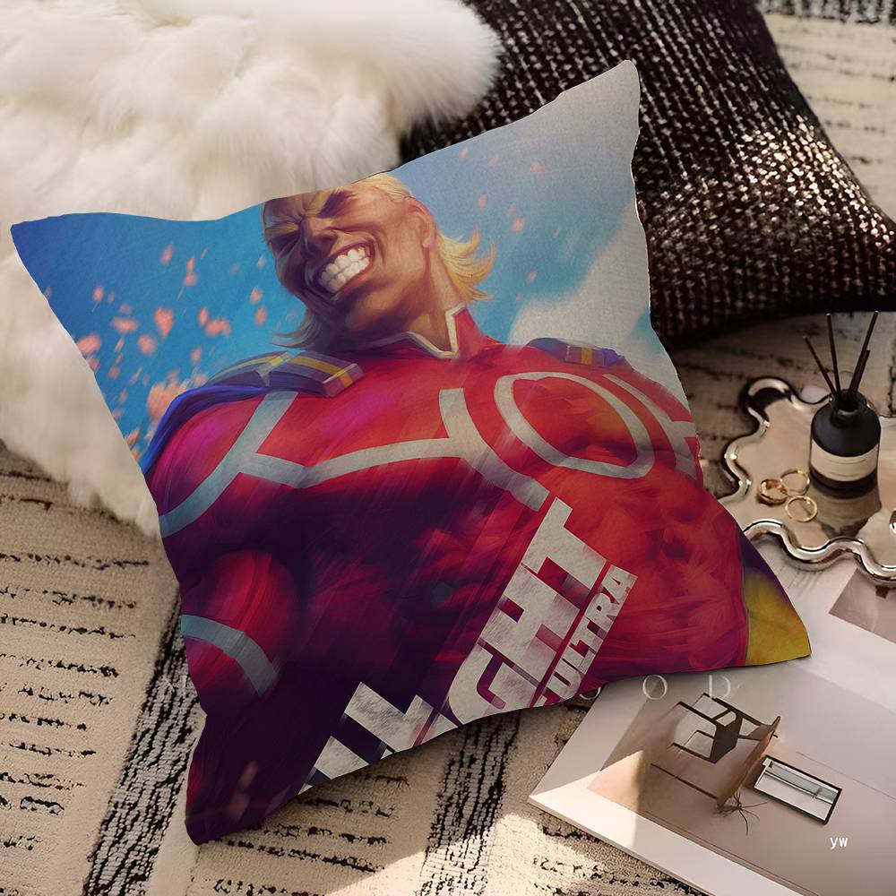 All Might My Hero Academia 45*45cm Cushion Cover Pillow Cover Decor Pillowcase Home Pillowcase For Couch Pillow