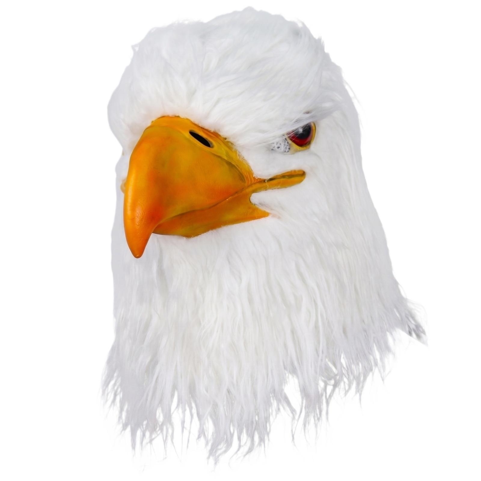 

Realistic Eagle Head Mask Full Head Cover Animal Costume Accessory for Parties Events and Performances One Size