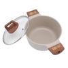 Double Ear Soup Pot Prevent Sticking Fast Heating Visible Elegant Universal Dutch Oven with Lid for