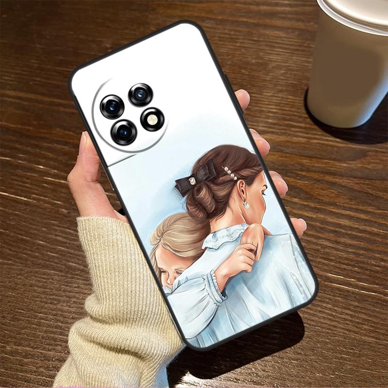 Familie Mom Girl Women Case For OnePlus Nord CE 3 Lite 2 2T N10 N20 N30 N100 N200 8T 9R 10R 10T 9 10 Pro 11 Cover