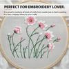 1Pcs 20Cm Bamboo Embroidery Hoop Perfect for Handmade Stitching Projects DIY Wall Decor Cross Beginner Craft Kit