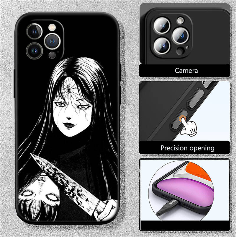 MH79 Junji Ito Tomie Phone Shell Case for iPhone 7 8 11 12 13 14 15 16 17 16E XS Pro Max XR X SE Air