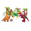 40pcs Paradise Dinosaur Themed Assembly Building Blocks Set Children Puzzle Toys