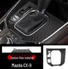 Mazda CX-9 Carbon Fiber Interior Gear Door Console Panel Stickers