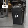 Large Capacity Flip-Top Commercial & Home Trash Can