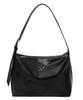 Mucent Velour Metal Logo Belt Crossbody Bag Unisex