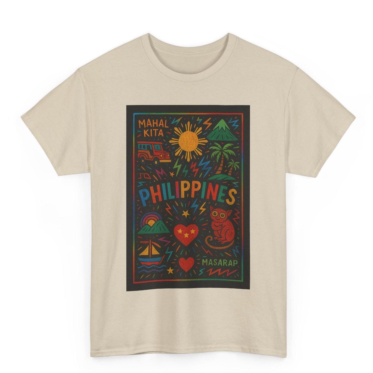 Philippines T Shirt Unisex | Vintage Manila Graphic Tee | Island Heritage Pride Shirt | Cool Gift for Filipino Soul Culture Lovers S