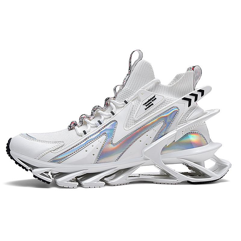 Herbst neue Mode lässige Laufschuhe Herren leichte fliegende gewebte Sport Herrenschuhe Tide