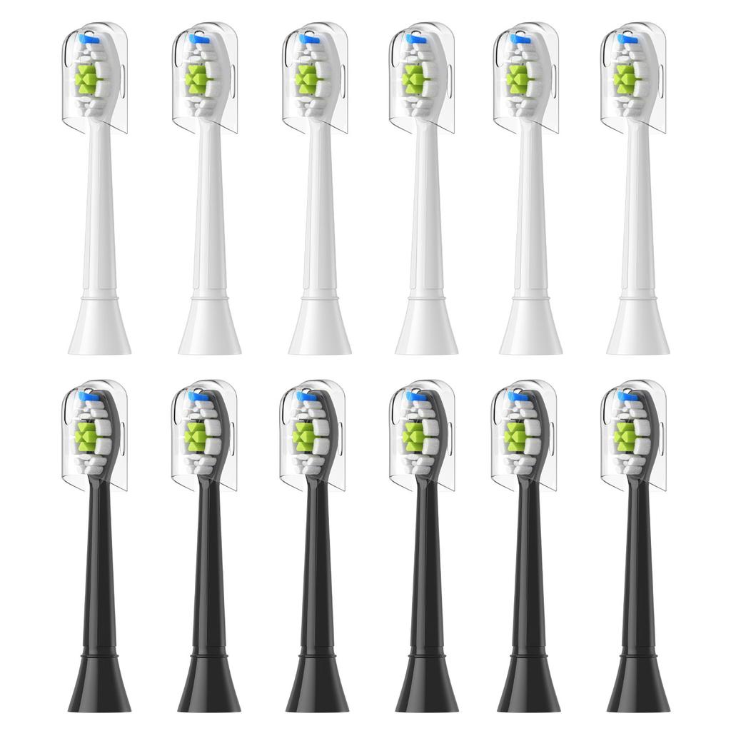 Testine di Ricambio Compatibili con Spazzolino Elettrico Philips Sonicare Adatte per EasyClean, Gum Health, FlexCare, Healthy
