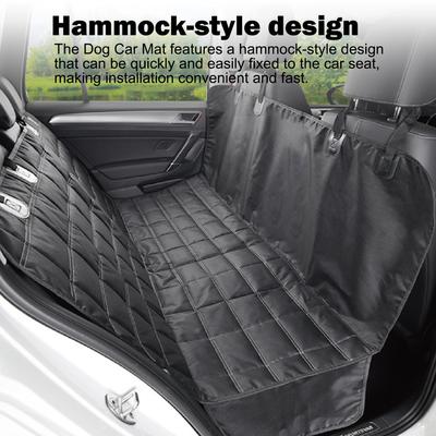 Dog Car Seat Cover for Back Seat Waterproof Pet Car Mat Removable Dog Mat Multifunctional Design