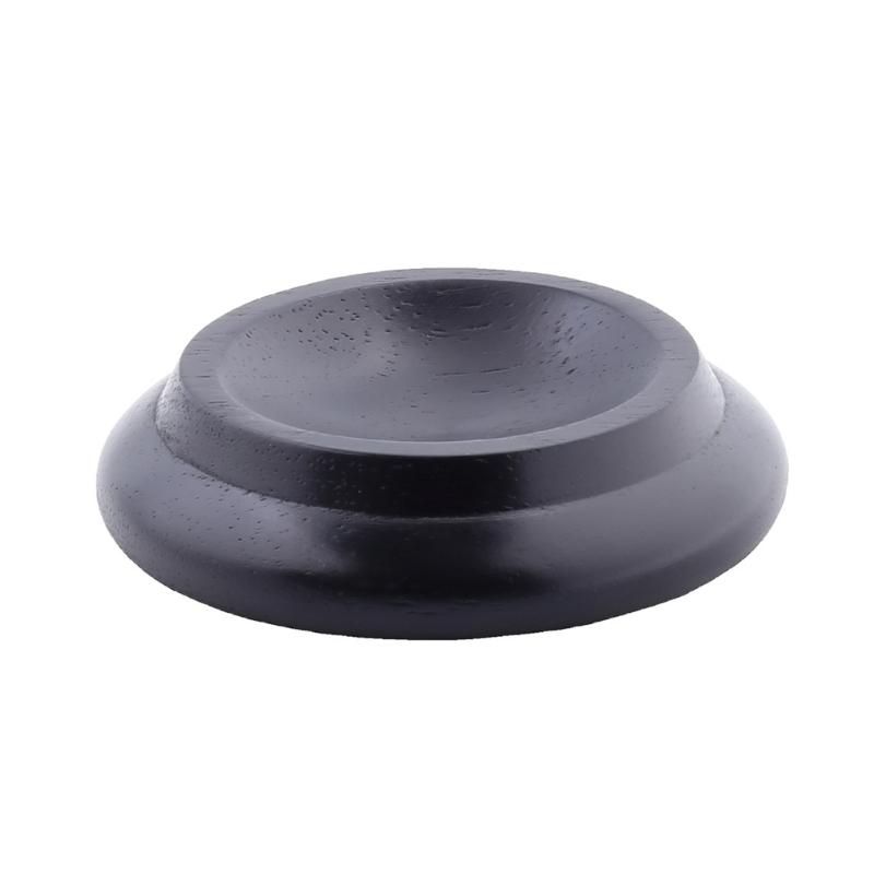 Floor Care Cups for Piano Wheels Solid Wood Set of 4 with Recessed Support Design and Bottom Pad for Indoor Floors