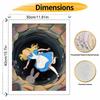 Disney Alice In Wonderland Rabbit Falling Oil Paint by Numbers Painting Kit Handmade Diy Home Decoration Gift