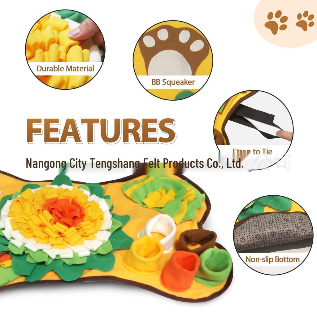 Dog Sniffing Mat: Brain Training & Slow Feeder for Pets