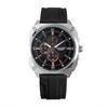 Herren-Sportuhr Lederarmband Uhr Quarz-Armbanduhr