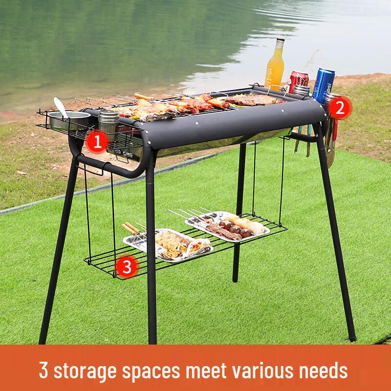 Abay Stainless Steel Portable Outdoor BBQ Grill