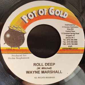 7inch Record WAYNE MARSHALL - Roll Deep NONE Pot Of Gold 2003 Jamaica Reggae, Ska & Dub Used