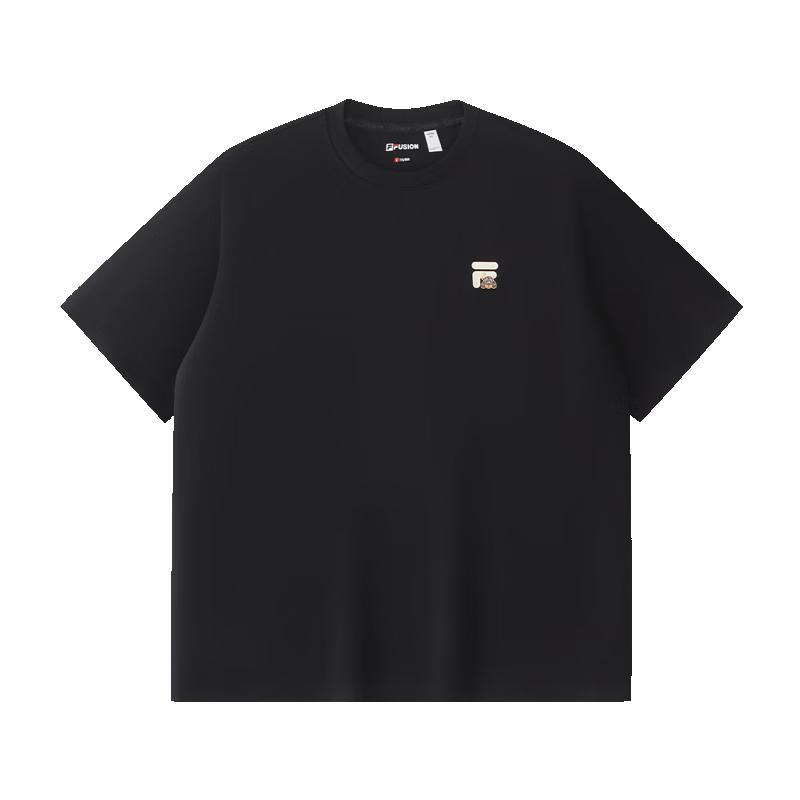 FILA FUSION Unisex  Cute Pet  Graphic Short-Sleeve T-Shirt S