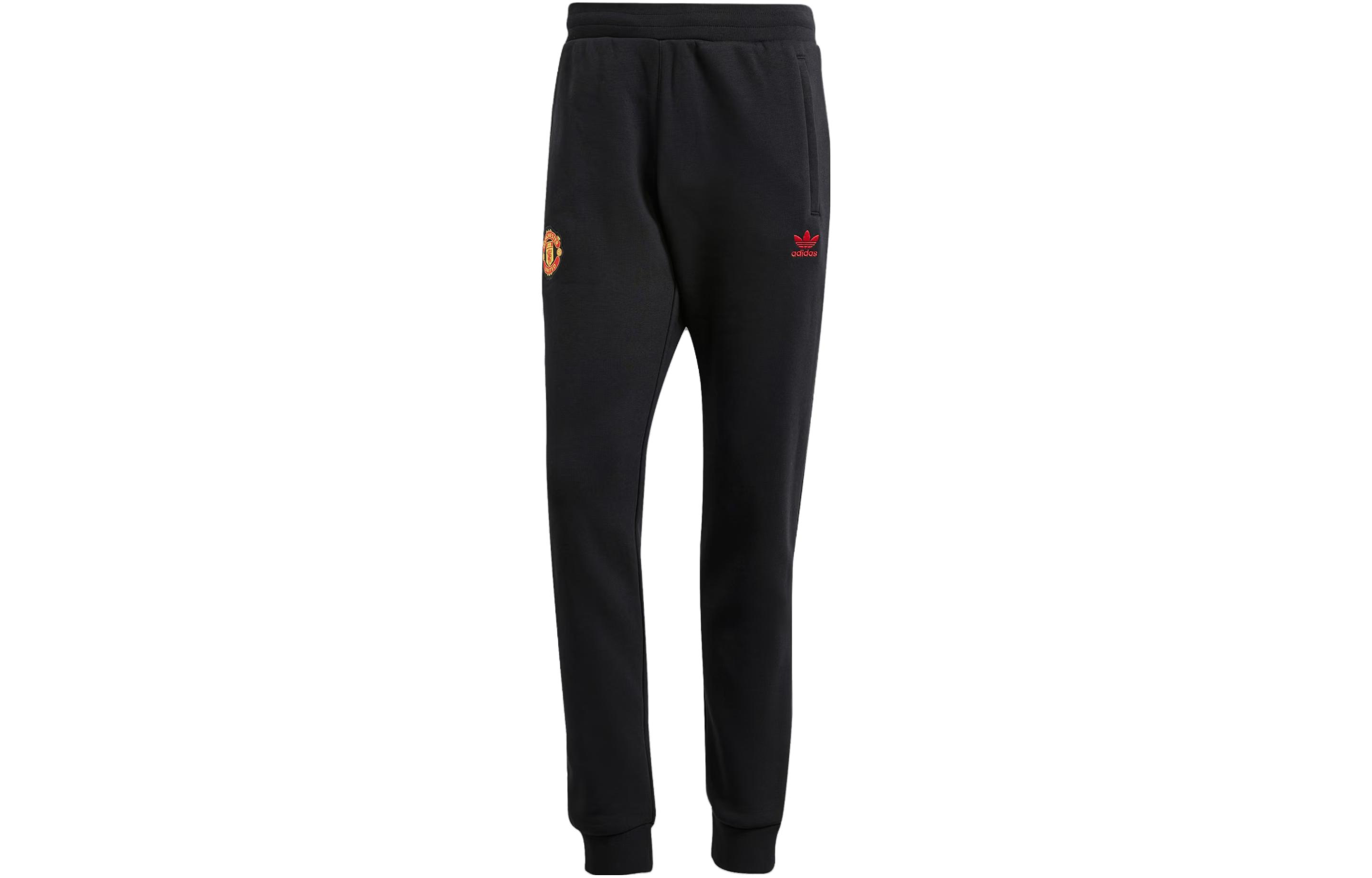 

Adidas FW23 Manchester United Essentials Trefoil Pants Knitted Sweatpants Men s Black IK8709 XXL