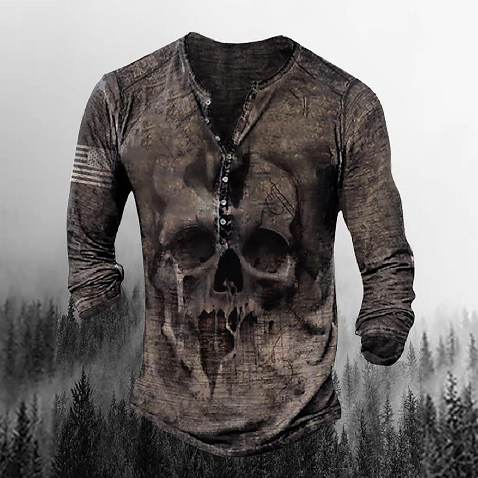 

Мужская модная футболка с длинным рукавом и вышивкой, весенне-осенний пуловер с длинными рукавами и принтом, толстовка S