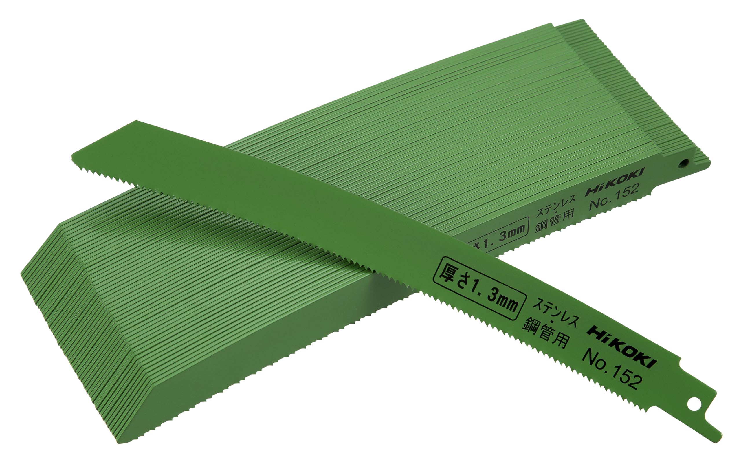

HiKOKI Curved Saber Saw Reciprocating Saw Blade 152 Length of Blade, No. (Total 200mm) (Pack 50) 0000-4410 зелёный