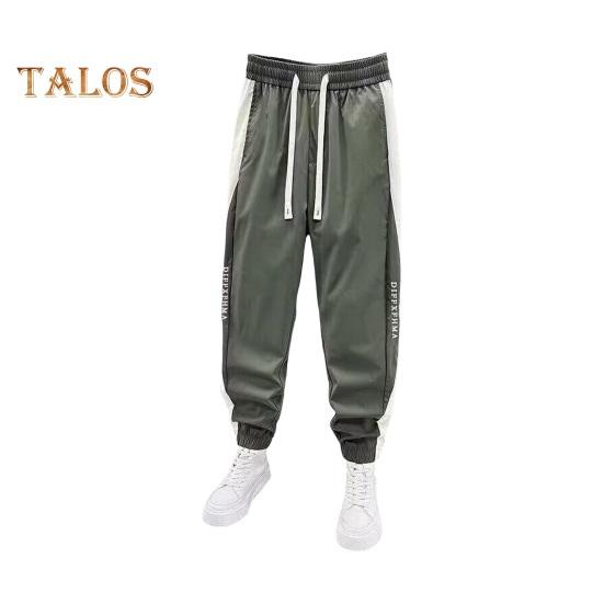 

Мужские брюки-карго, спортивные брюки с завязками на талии, джоггеры, брюки с карманами, с принтом букв, цветные свободные брюки для спорта и улицы XXXL зелёный