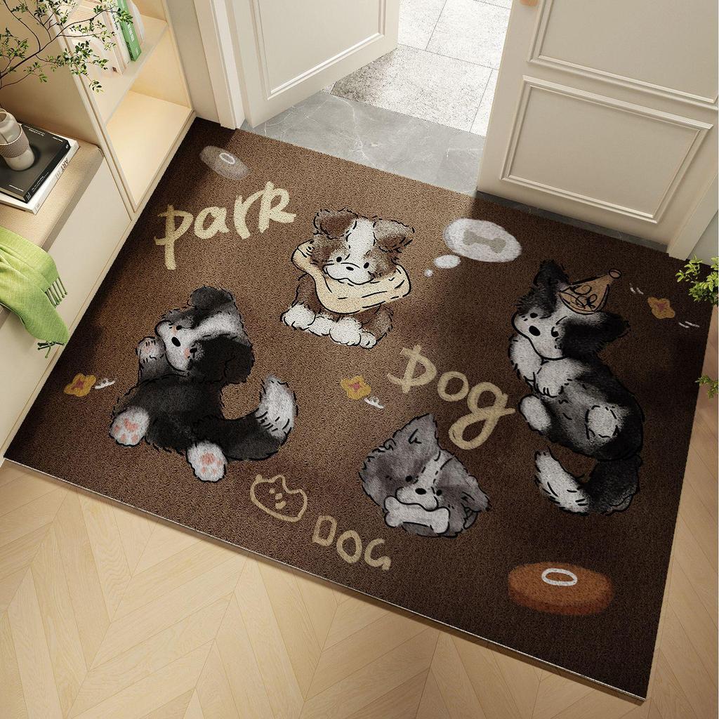 Cartoon Non-Slip Floor Mat: Durable, Mud Scraper, Easy-to-Clean Entrance Mat