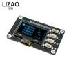 LIZAO 0.96 Inch 12864 OLED Display Module SSD1315 I2C IIC White Blue Screen with 4 Buttons DC 3.3V for Arduino Project
