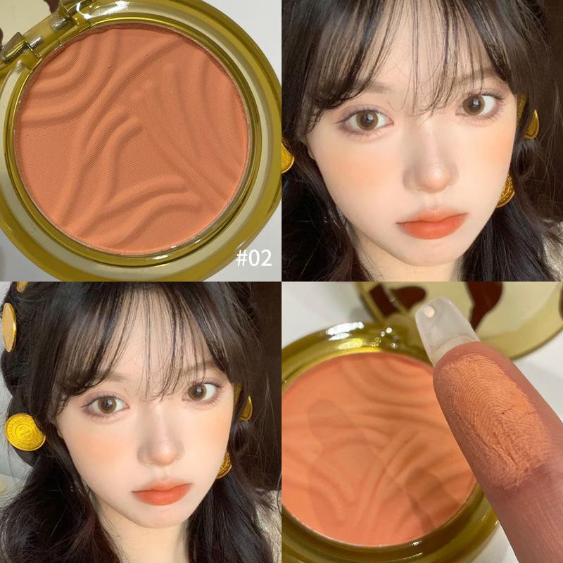 

HelloStyle Румяна для контуринга Amber: Качественный нюдовый макияж для естественного, трехмерного цветового эффекта.