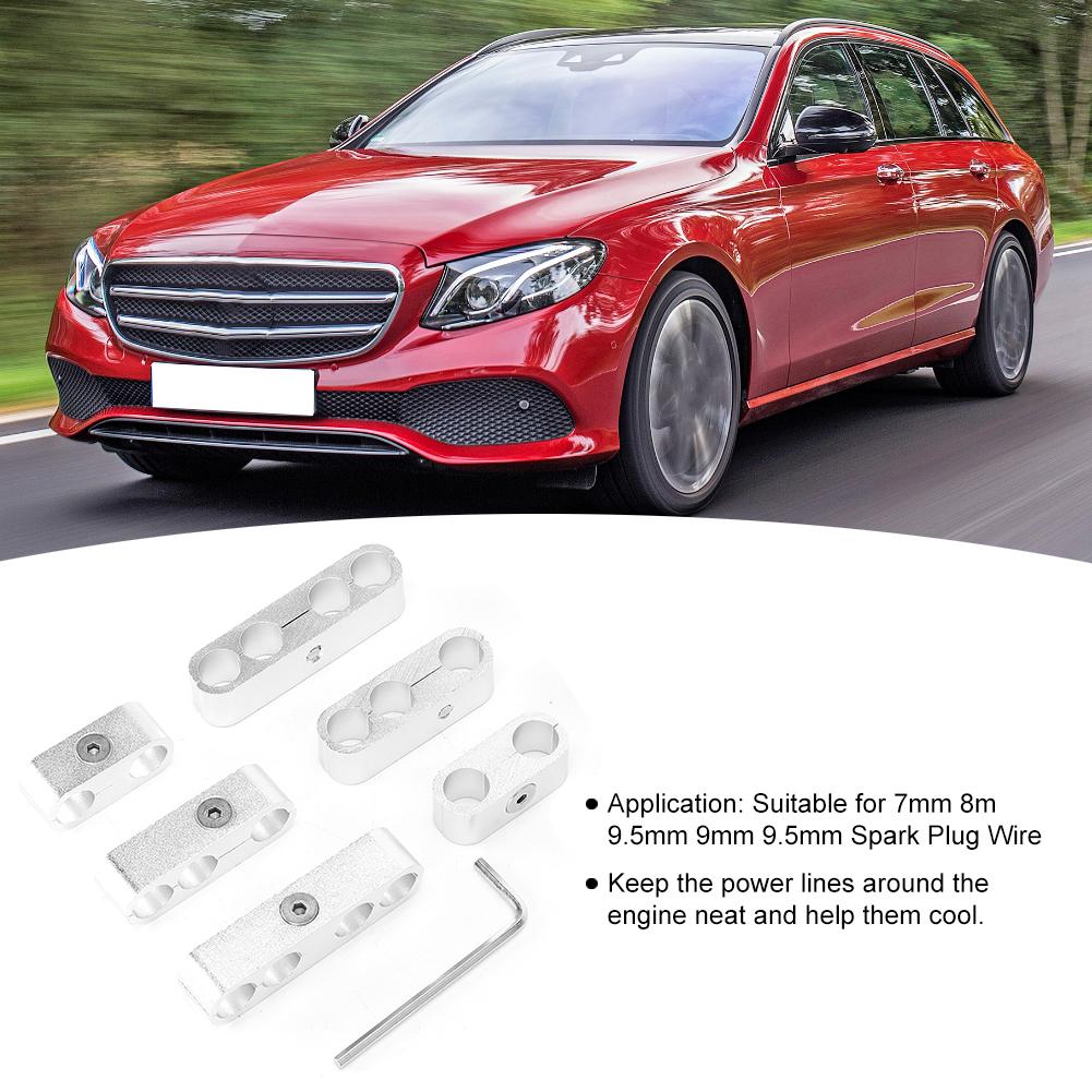 7mm 8mm 9.5mm Spark Plug Wire Separators Distributors Looms Auto Accessories for SBC 350 Engine