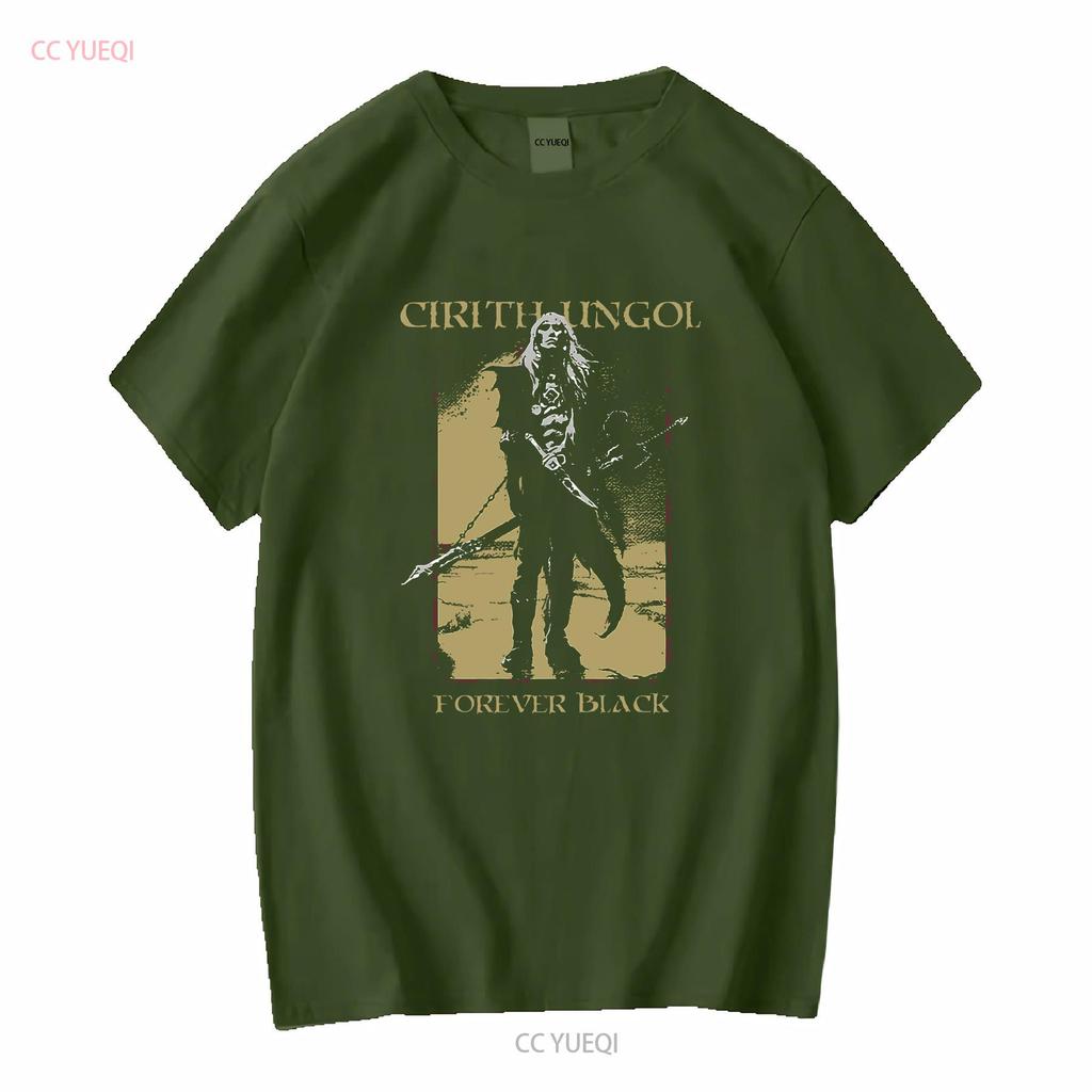 RETRO Cirith Ungol Forever Black T Shirt All sizes Q781 long or short sleeves vintage Washed Soft Stylish Stretched Breathable