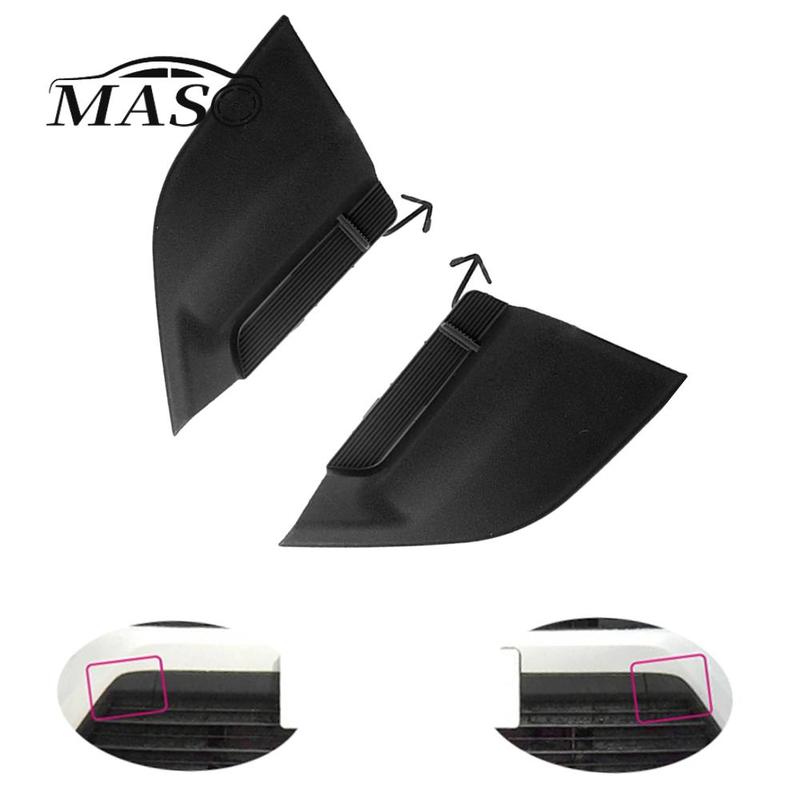 2PCS Front Bumper Tow Hook Cover Cap for Toyota RAV4 2016 2017 2018 EU Model 53285-0R100 53286-0R100
