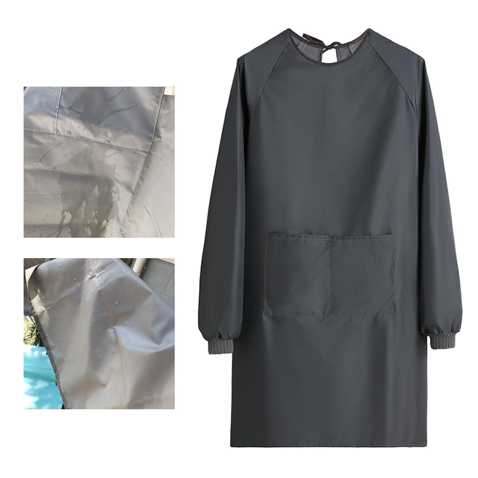 

Длинные рукава фартук для ухода за домашними животными антиволосый водонепроницаемый парикмахерский халат