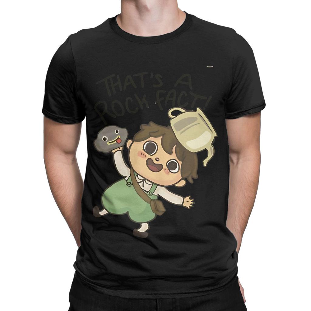 Greg Rock Fact oOver the Garden Wall Graphic 100 Cotton TShirt oOver the Garden Wall Tops Tees For Unisex