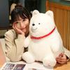 Kawaii Samoyed Plush Toy Stuffed Husky Dolls Lovely Chubby White Dog Puppy Doll Animals Simulation Kawaii Toy Birthday Gifts