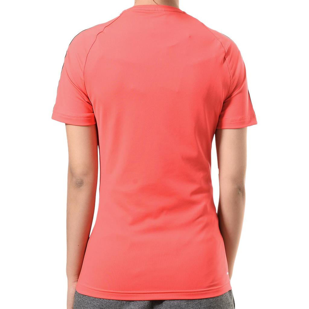 adidas Womens Training Series Fashion Comfortable Soft Skin-Friendly Quick-Dry Short Sleeve Raglan T-Shirt Women Tops Red EH8724