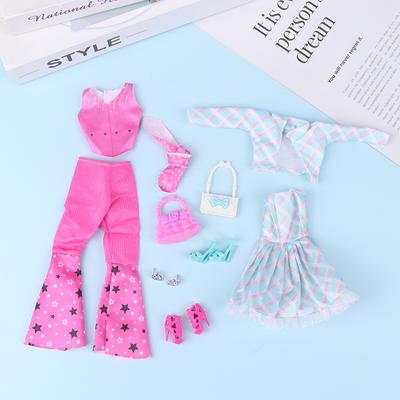  Mantel Baumwolljacke Winterkleid Lange Kleidung Pelzmantel Puppenzubehör Spielzeug