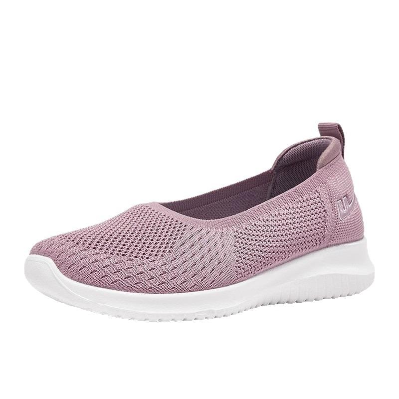 Damenschuhe Mutterschuhe Frühling und Sommer Mittel und Alt Mesh atmungsaktiv und bequem Einschuher alte Schuhe Damen