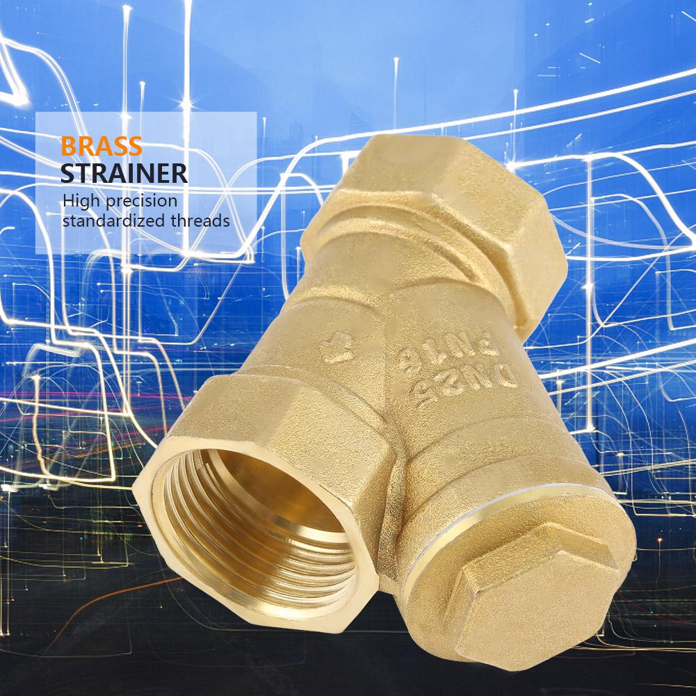 1  BSPP Female Thread Y Shaped Brass Strainer Filter Valve Connector