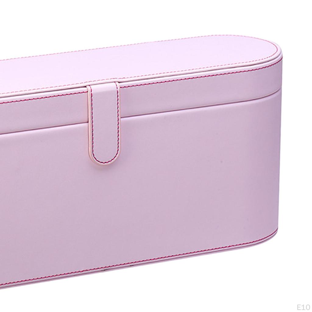 Travel Hair Dryer Storage Box Case Air Brush and Attachments, with Handle Magnetic Flip Bag Only