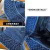 New washed denim bucket hat women's summer mountaineering climbing shading sun protection hat men's retro old hat