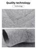 Men's 100% Pure Wool V-Neck Sweater for Autumn/Winter - Knitted All-Match Thin Top