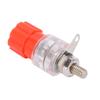 10pcs Banana Socket 4mmCelsius0.2in Copper Screw Transparent Zinc Alloy Material Speaker Binding Post 30Vac‑60Vdc