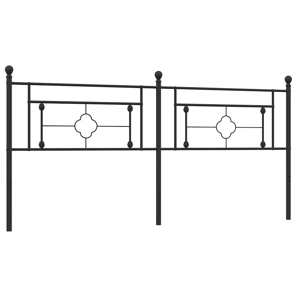 Replacement Headboard Metal Black 193 Cm