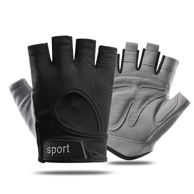 Anti Slip Breathable and Shock-absorbing Equipment Fitness Center Bicycles Outdoor Cycling Gloves for Men and Women Half Finger