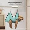 Pet Grooming Hammock for Dogs Cats Nail Trimming Fixing Bag Hanging Anti-Scratch Restraint Bag for Feeding Bathing