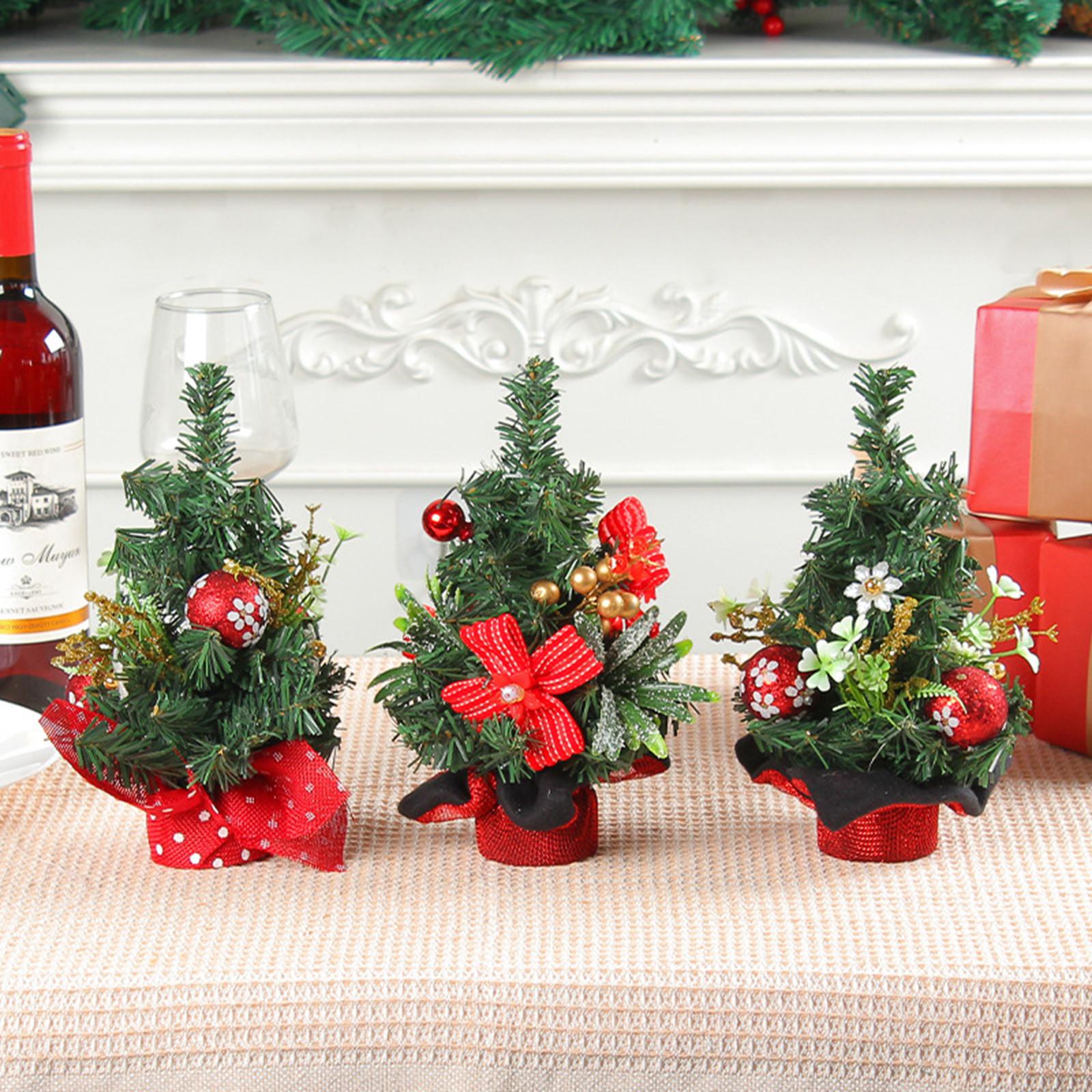 

Искусственные настольные елочные украшения Фестиваль Миниатюрная елка 25 см