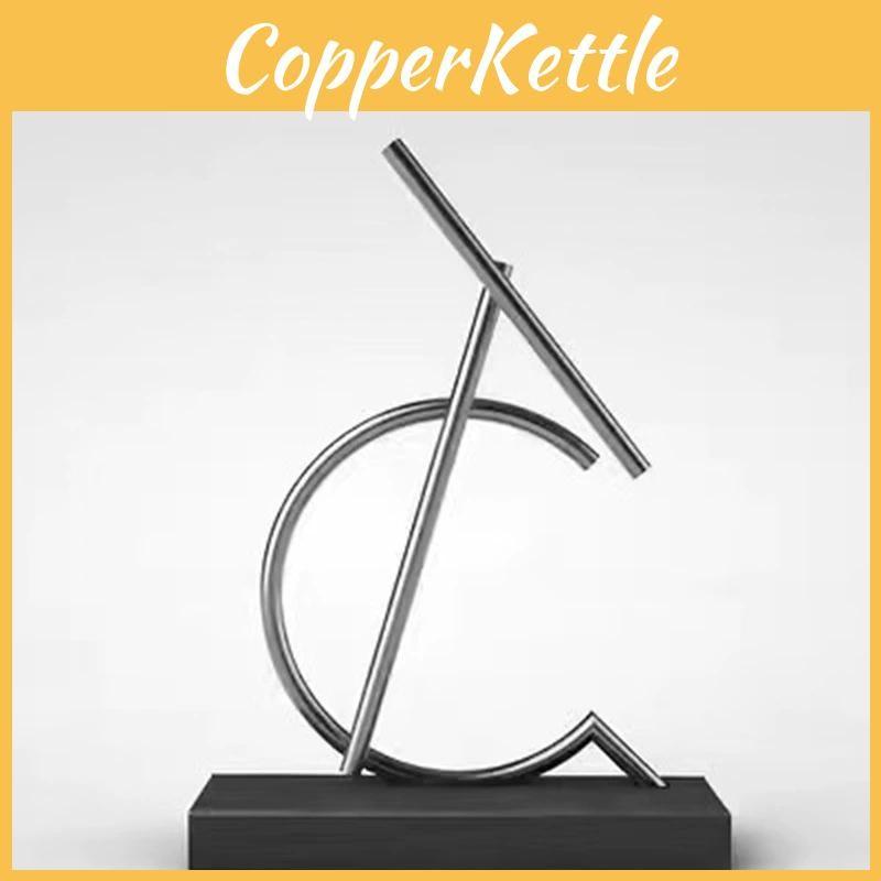 C Creative T And A Shape Anti Gravity Metal Rod Swing Toy Desktop Ornament