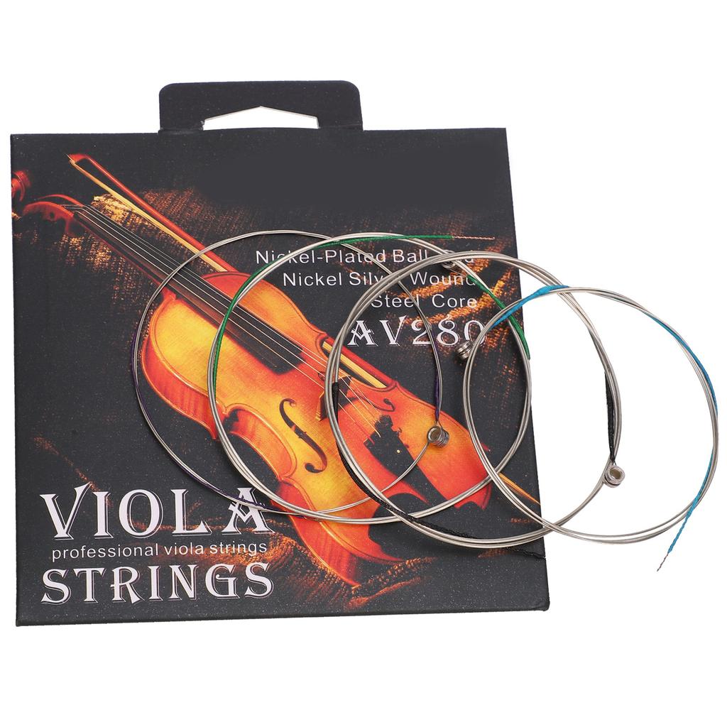 4 Pcs Set Universal Full Set Professional Viola Strings E A D G for 14 16  Violas