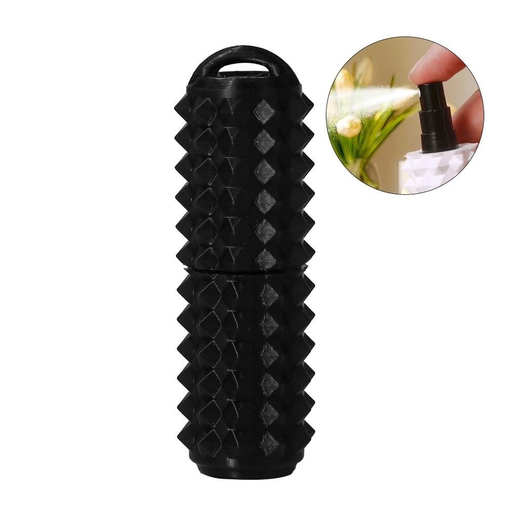 

Empty Mini Perfume Bottle 5ml Empty Cosmetic Containers New Spray Rotating Bottle чорний