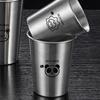  304 Stainless Steel Cup Stackable Metal Tumbler Cups Portable Durable Drinking Cup Beer Cup Milk Coffee Mug Drinkware